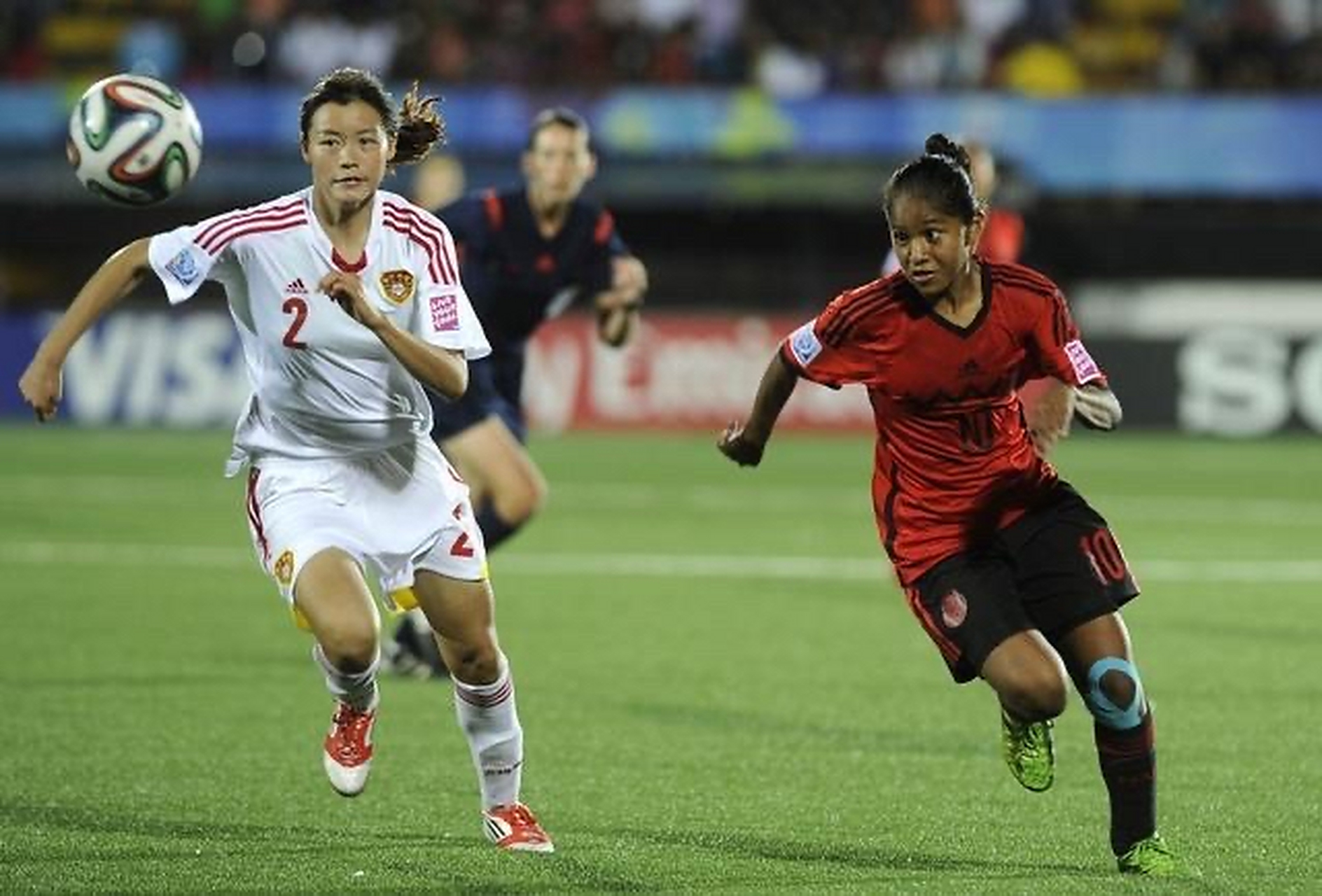 日本女足球员表现亮眼获胜